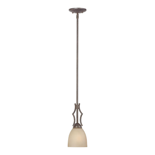 Atlas Lighting Triton 5'' Wide 1Lt Pendant, Sable Bronze/Amber