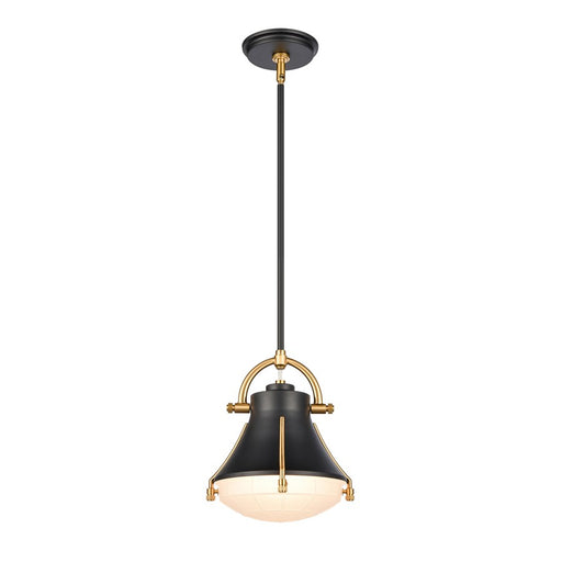 Atlas Lighting Urbanite 9'' Wide 1Lt Mini Pendant, Matte Black