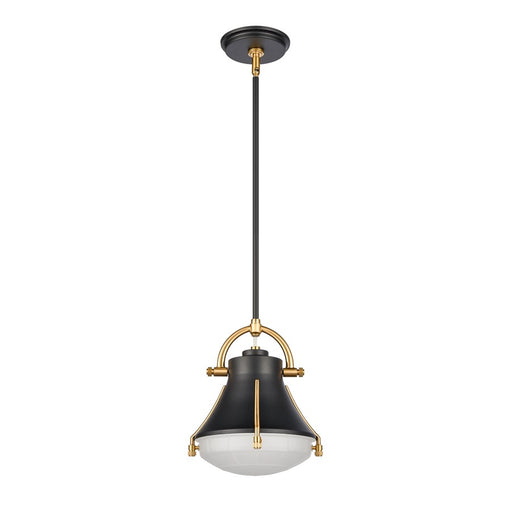 Atlas Lighting Urbanite 9'' Wide 1Lt Mini Pendant, Matte Black