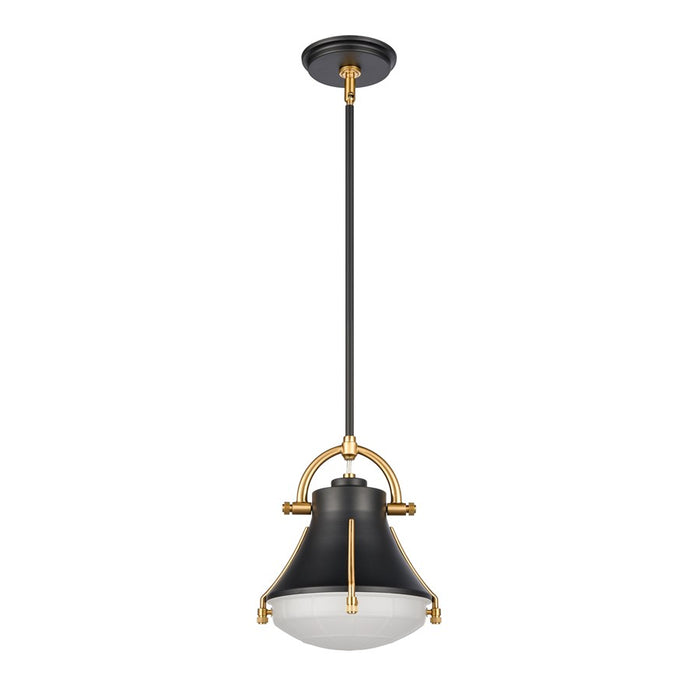 Atlas Lighting Urbanite 9'' Wide 1Lt Mini Pendant, Matte Black
