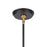 Atlas Lighting Urbanite 9'' Wide 1Lt Mini Pendant, Matte Black