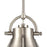 Atlas Lighting Urbanite 9'' Wide 1Lt Mini Pendant, Satin Nickel