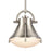 Atlas Lighting Urbanite 9'' Wide 1Lt Mini Pendant, Satin Nickel