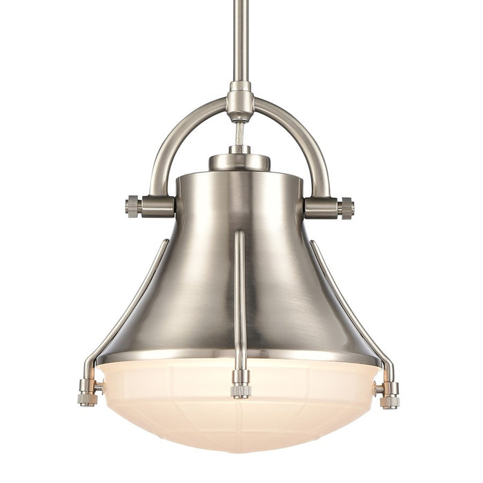 Atlas Lighting Urbanite 9'' Wide 1Lt Mini Pendant, Satin Nickel
