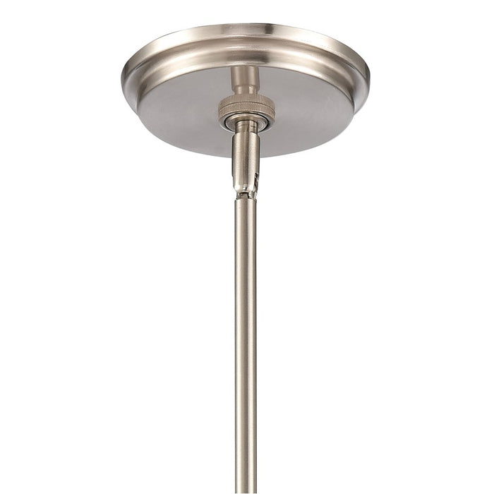 Atlas Lighting Urbanite 9'' Wide 1Lt Mini Pendant, Satin Nickel