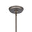 Atlas Lighting Urbanite 9'' Wide 1Lt Mini Pendant, Zinc/Clear