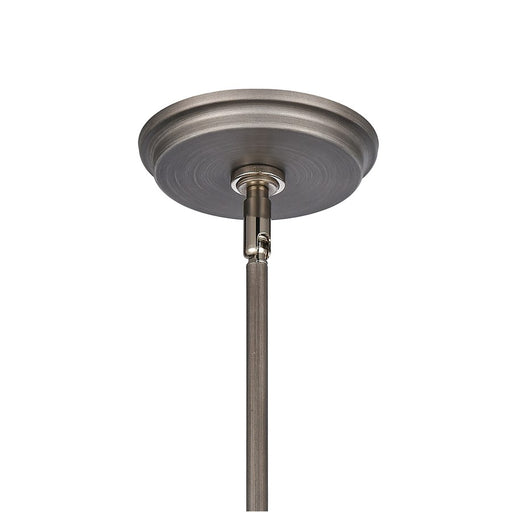Atlas Lighting Urbanite 9'' Wide 1Lt Mini Pendant, Zinc/Clear