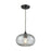 Atlas Lighting Volace 10'' Wide 1Lt Pendant, Oil Rubbed Bronze/Gray