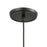 Atlas Lighting Volace 10'' Wide 1Lt Pendant, Oil Rubbed Bronze/Gray