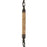 Atlas Lighting Weaverton 8'' Wide 1Lt Mini Pendant, Bronze/Natural