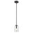 Atlas Lighting West End 4.75'' Wide 1Lt Mini Pendant, Bronze/Clear
