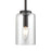 Atlas Lighting West End 4.75'' Wide 1Lt Mini Pendant, Bronze/Clear