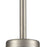 Atlas Lighting West End 4.75'' Wide 1Lt Mini Pendant, Nickel/Clear