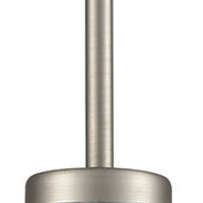 Atlas Lighting West End 4.75'' Wide 1Lt Mini Pendant, Nickel/Clear