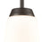 Atlas Lighting Winslow 5'' Wide 1Lt Mini Pendant, Bronze/White