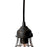 Atlas Lighting Wire 6'' Wide 1Lt Mini Pendant, Oil Rubbed Bronze