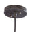 Atlas Lighting Wire 6'' Wide 1Lt Mini Pendant, Oil Rubbed Bronze