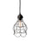 Atlas Lighting Wire 6'' Wide 1Lt Mini Pendant, Oil Rubbed Bronze
