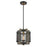 Atlas Lighting Woodbridge 10'' Wide 1Lt Mini Pendant, Matte Black
