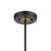 Atlas Lighting Woodbridge 10'' Wide 1Lt Mini Pendant, Matte Black