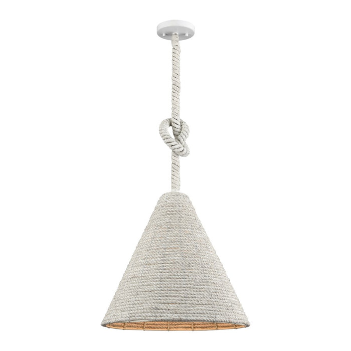 Atlas Lighting Air Loom 16.5'' Wide 1Lt Pendant, White