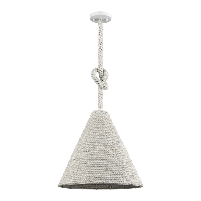 Atlas Lighting Air Loom 16.5'' Wide 1Lt Pendant, White