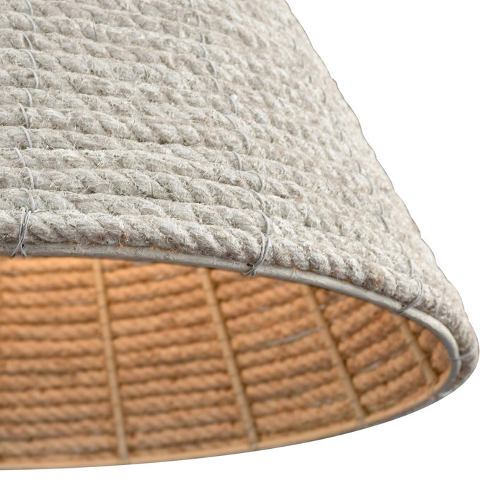 Atlas Lighting Air Loom 16.5'' Wide 1Lt Pendant, White