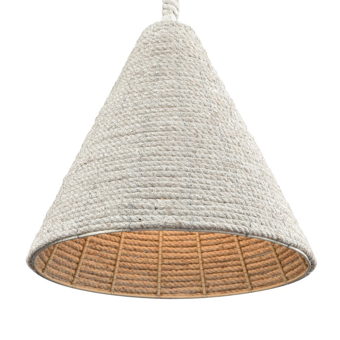 Atlas Lighting Air Loom 16.5'' Wide 1Lt Pendant, White