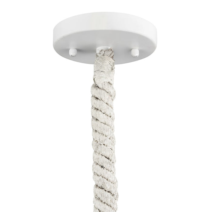 Atlas Lighting Air Loom 16.5'' Wide 1Lt Pendant, White