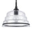 Atlas Lighting Boyer 11'' Wide 1Lt Pendant, Matte Black/Clear