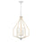 Atlas Lighting Breezeway 17.75'' Wide 4Lt Pendant, White Coral