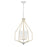 Atlas Lighting Breezeway 17.75'' Wide 4Lt Pendant, White Coral
