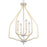 Atlas Lighting Breezeway 17.75'' Wide 4Lt Pendant, White Coral