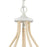 Atlas Lighting Breezeway 17.75'' Wide 4Lt Pendant, White Coral