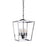 Atlas Lighting Cage 12'' Wide 4Lt Pendant, Polished Nickel