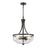 Atlas Lighting Calistoga 17'' Wide 3Lt Pendant, Bronze/Clear
