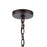Atlas Lighting Calistoga 17'' Wide 3Lt Pendant, Bronze/Clear