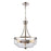Atlas Lighting Calistoga 17''W 3Lt Pendant, Brushed Nickel/Clear