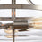 Atlas Lighting Calistoga 17''W 3Lt Pendant, Brushed Nickel/Clear