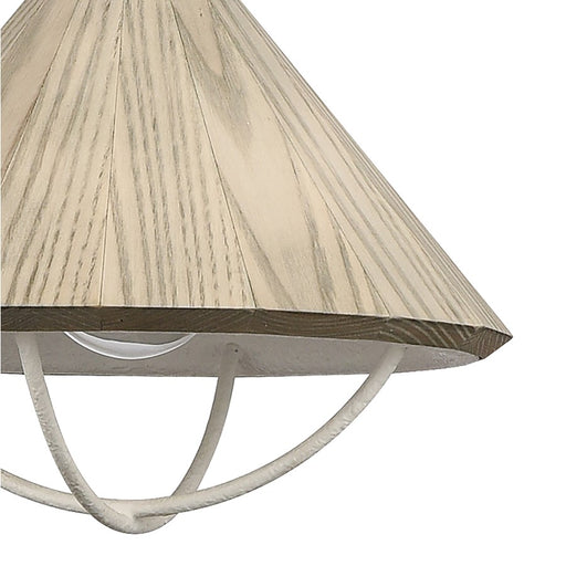 Atlas Lighting Cape May 21'' Wide 3Lt Pendant, White Coral/Gray