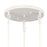 Atlas Lighting Cape May 21'' Wide 3Lt Pendant, White Coral/Gray