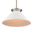 Atlas Lighting Cavendish 20''W 1Lt Pendant, Brushed Nickel/White