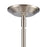 Atlas Lighting Cavendish 20''W 1Lt Pendant, Brushed Nickel/White