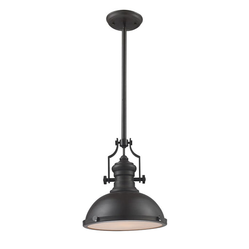 Atlas Lighting Chadwick 13'' Wide 1Lt Pendant, Matte Black