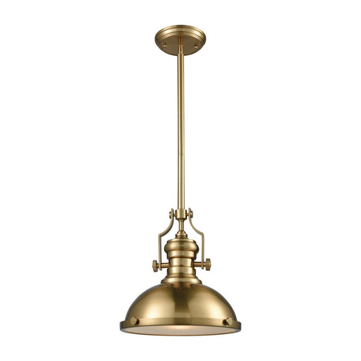 Atlas Lighting Chadwick 13'' Wide 1Lt Pendant, Satin Brass