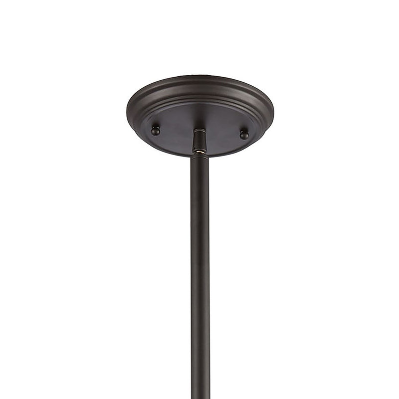 Atlas Lighting Chadwick 13in 1-Light Pendant | Transitional Matte Black Satin Brass Metal | Kitchen Island & Dining Room | Model CL11750-BS2