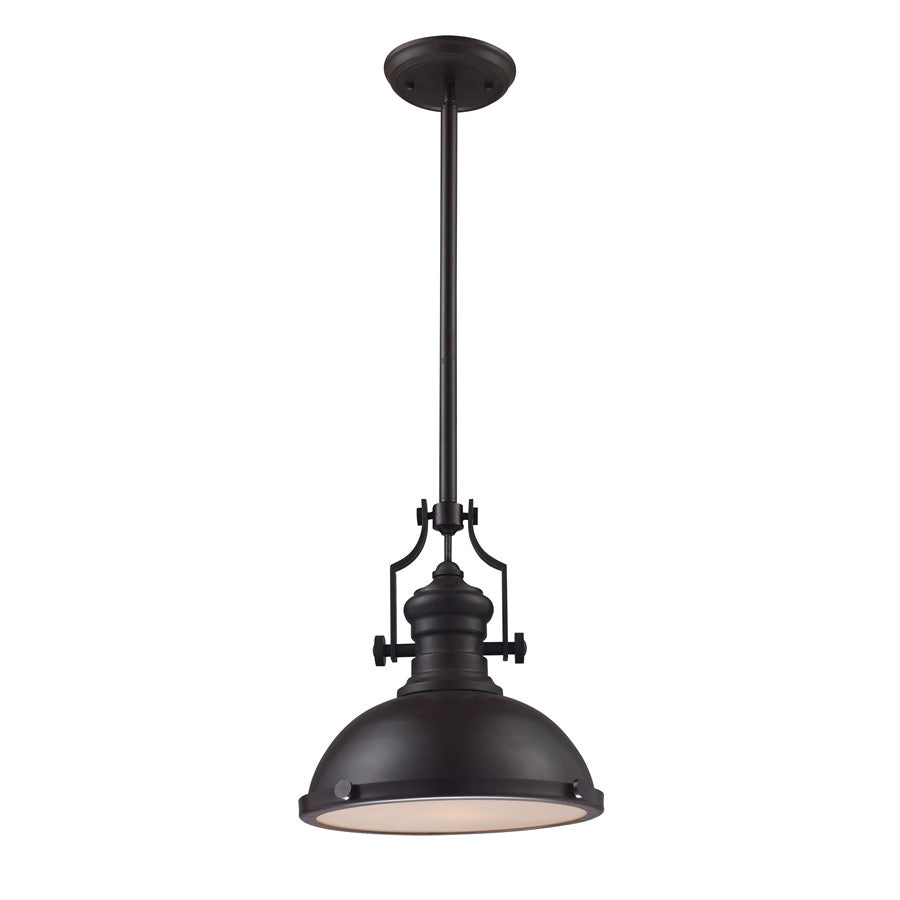 Atlas Lighting Chadwick 13'' Wide 1Lt Pendant, Oiled Bronze