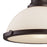 Atlas Lighting Chadwick 13'' Wide 1Lt Pendant, Oiled Bronze/White