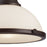 Atlas Lighting Chadwick 13'' Wide 1Lt Pendant, Oiled Bronze/White