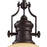 Atlas Lighting Chadwick 13'' Wide 1Lt Pendant, Bronze/White